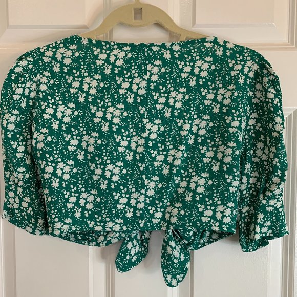 FOR LOVE AND LEMONS - Zamira Floral Crop Top - Picture 4 of 6